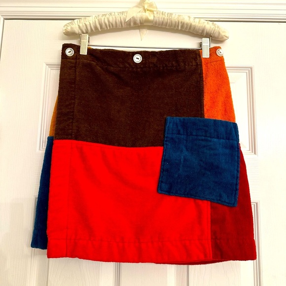 VTG “Mr. Teri of California” Terrycloth towel skirt coverup 70s-80s retro Rare! - Picture 1 of 8